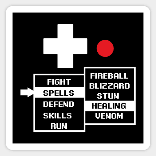 Healing! rpg options menu choosing magic Sticker